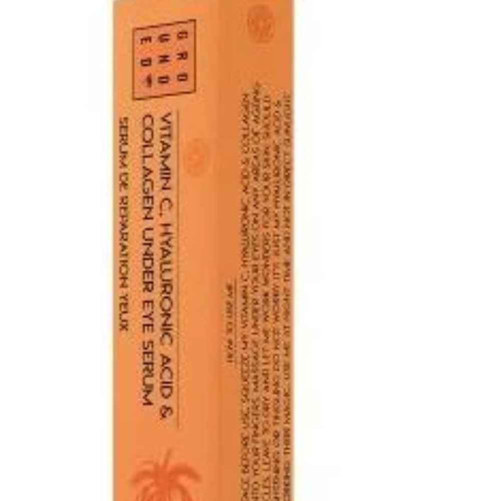 GROUNDED BODY SCRUB  Under Eye Serum with Collagen, Vitamin C and Hyaluronic Aci